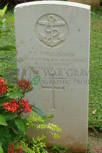 TRINCOMALEE WAR CEMETERY - TOMLINSON, PETER STANLEY